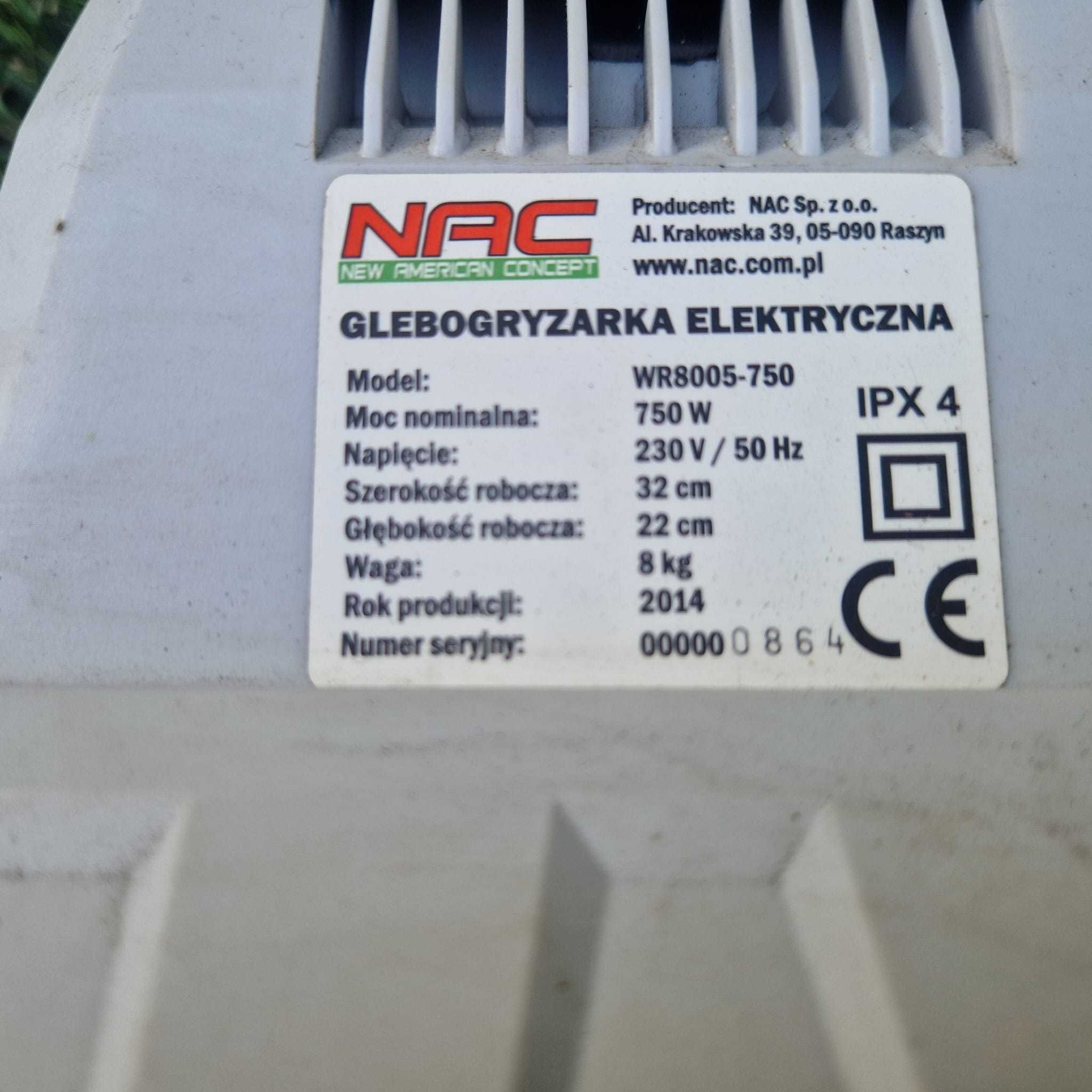 Glebogryzarka elektryczna NAC WR8005 - 750 Watt