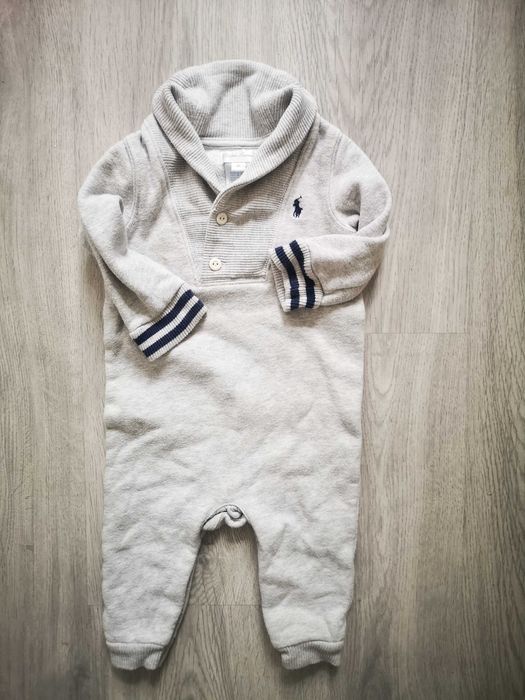 Ralph lauren - sliczny dresowy rampers-6 m