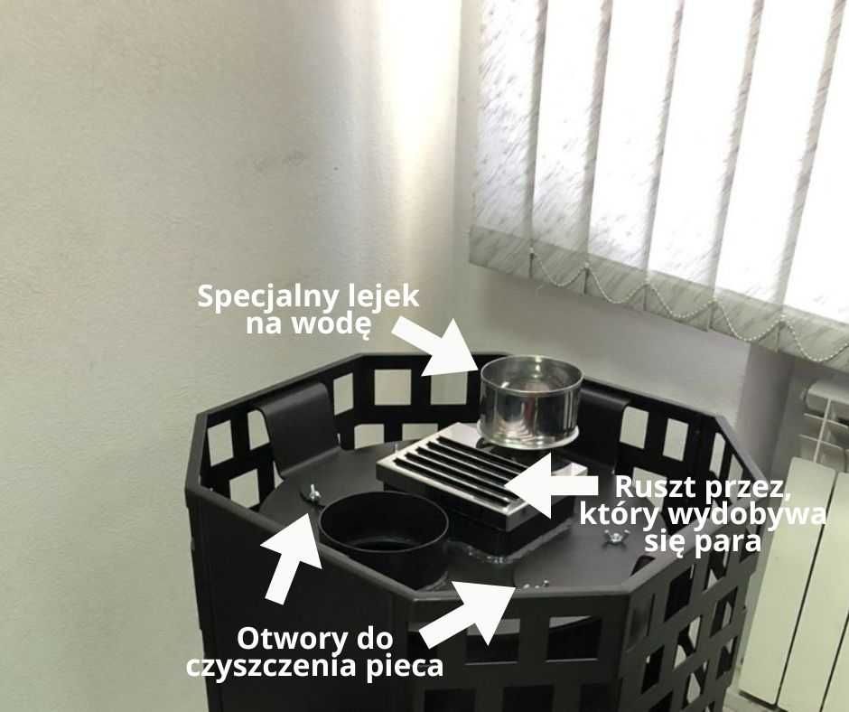Piec do sauny na drewno Nova Gejzer pks-1 c2