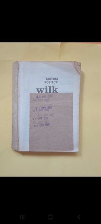 Książka WILK 1988 rok
