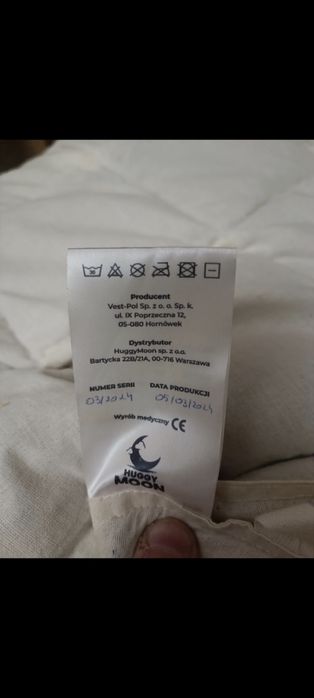 Kołdra obciążeniowa i poduszka wypełniona kasza