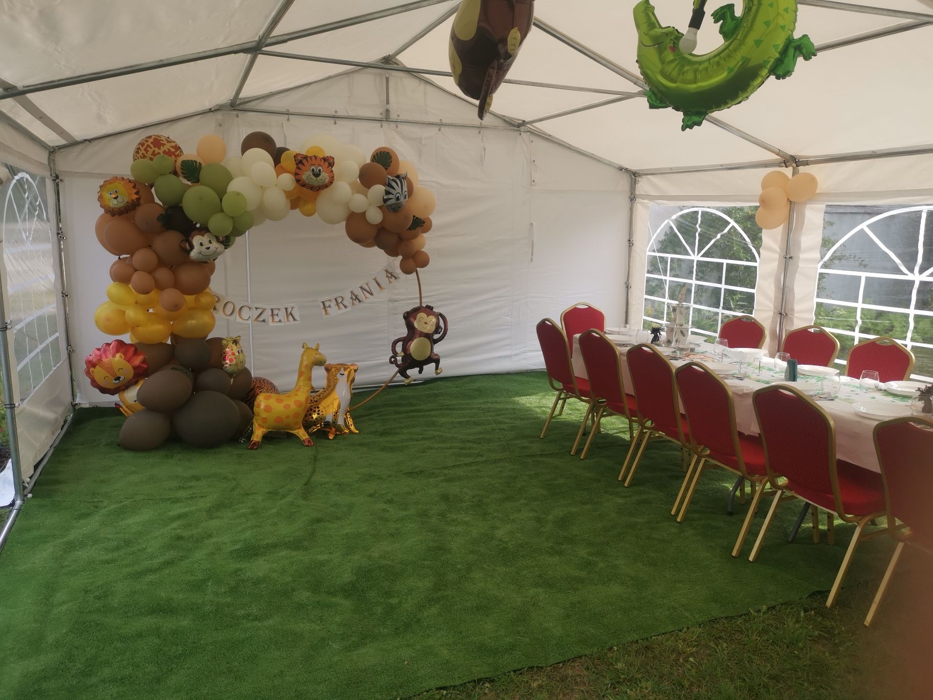 Namiot imprezowy eventowy urodziny chrzciny wesela