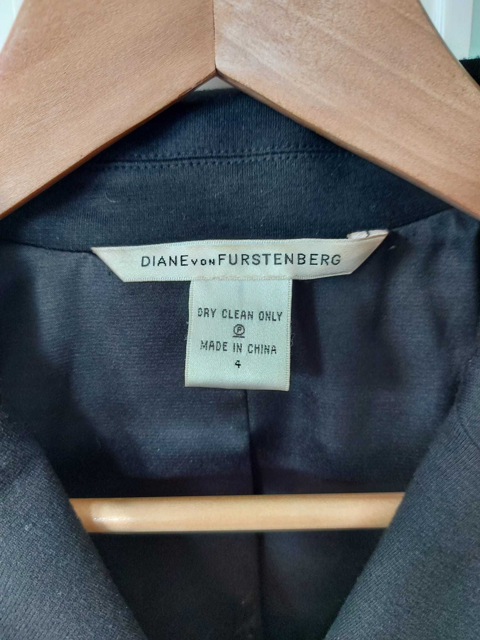 Blazer Diane von Furstenberg, preto, tamanho S