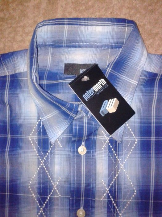 РАСПРОДАЖА новая фірмова сорочка вишиванк  peterwerth тенниска-рубашка