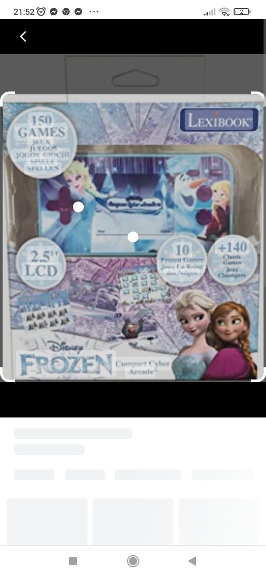 Konsola lexibook Frozen