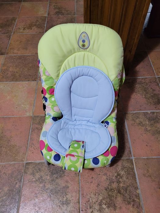 Cadeira criança para carro + mala fraldário + cadeira baloiço