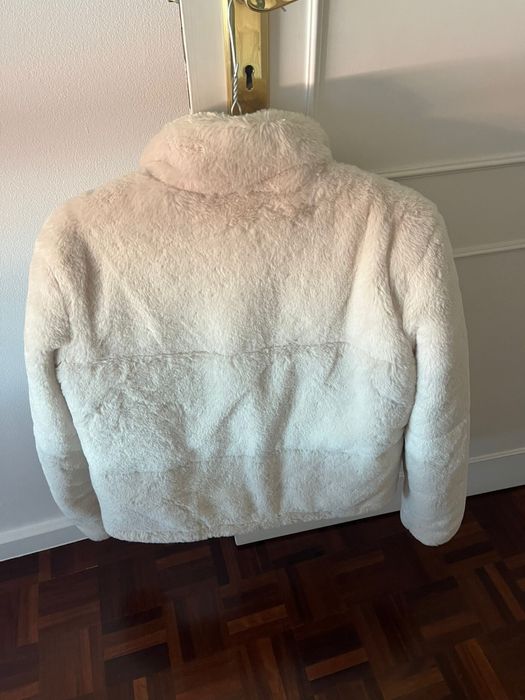 Casaco inverno pelúcia macia