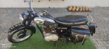 Bsa C15 preta de 1962