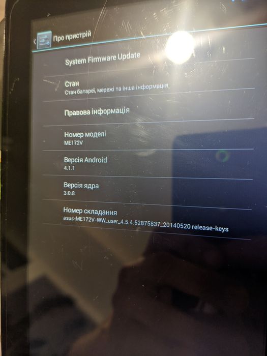 Asus memo pad планшет як на запчастини