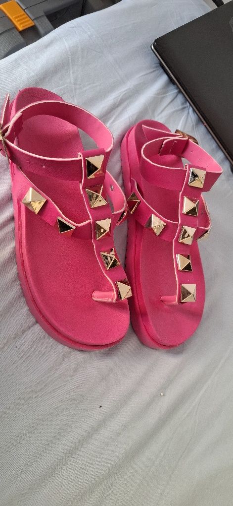 Sandalia gladiadora pink