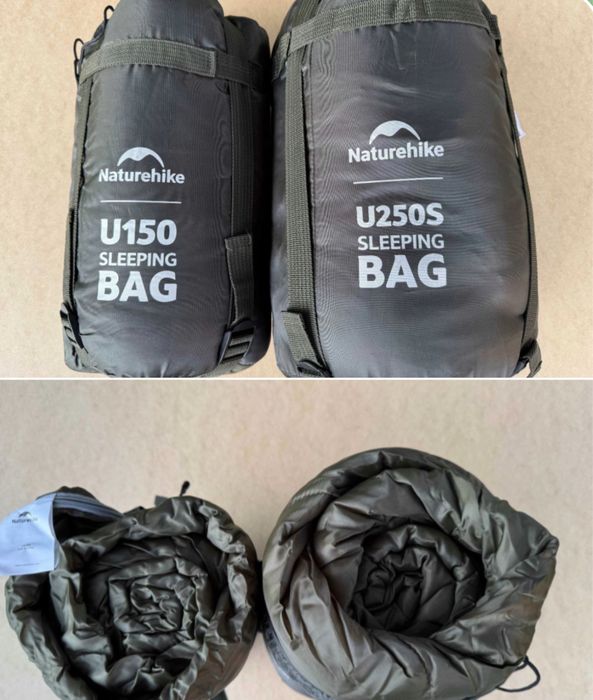 Спальний мішок Naturehike — U150, U250, LW180 (W180) Якісні спальники