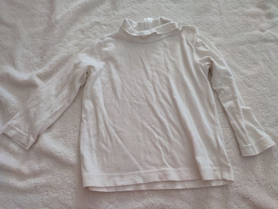 Golf biały 98 sweterek