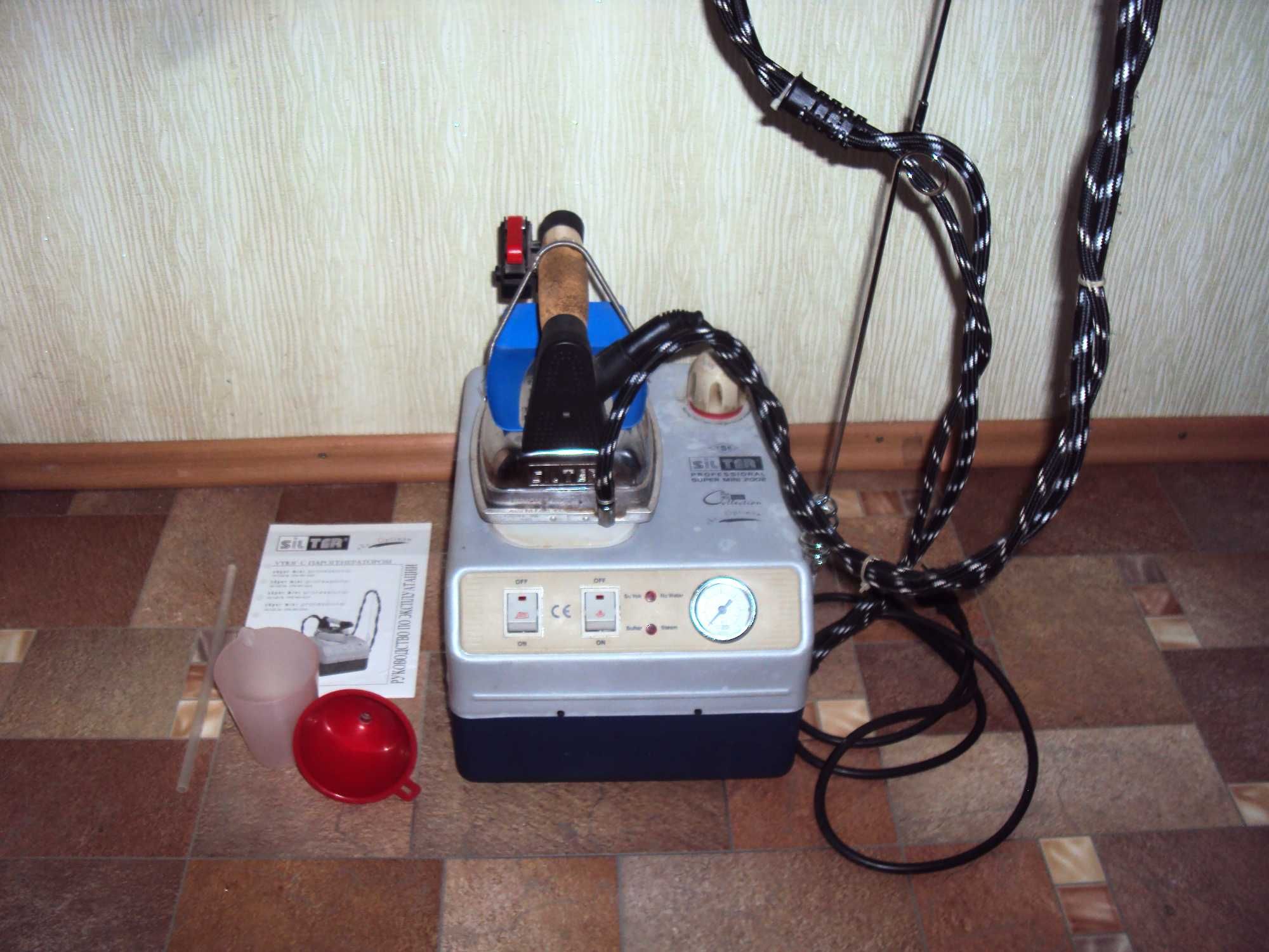 Парогенератор з утюгом  Silter Super mini professional. Праска
