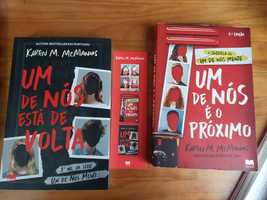 Livros da sequela "Um de nós mente"