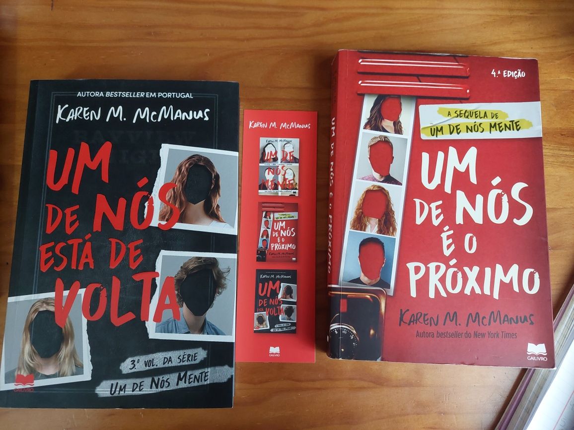 Livros da sequela "Um de nós mente"