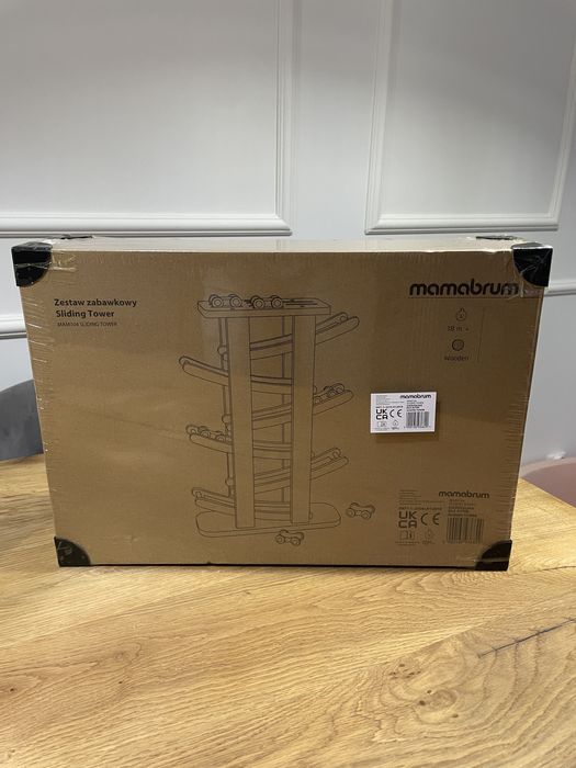 MAMABRUM zjeżdżalnia dla samochodów,drewniany tor dla aut 6pięter NOWY