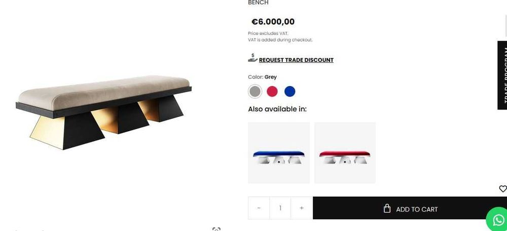 Banqueta/Banco M Bench