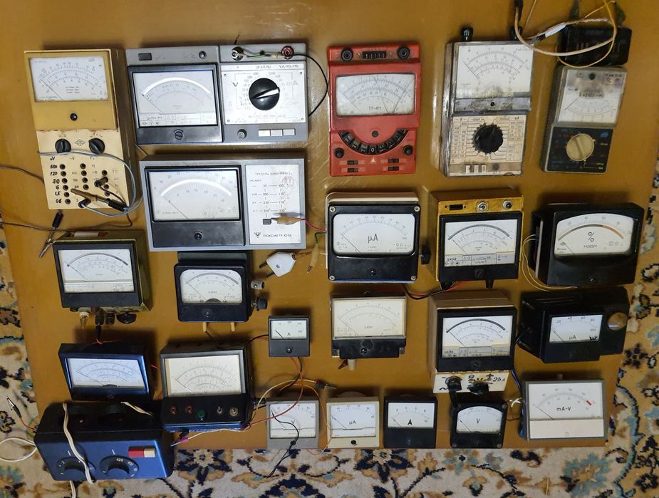 Мультиметри, вольтметри, амперметри, вимірюючі голови