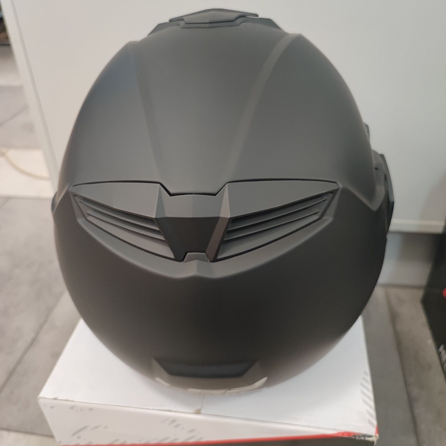 Kask motocyklowy szczękowy LS2 FF906 Advant czarny mat modułowy