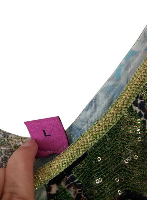 Save The Queen kolorowa bluzka L