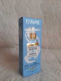 Eveline Cosmetics Duo Power Kwas Hialuronowy Serum nawilżające + krem