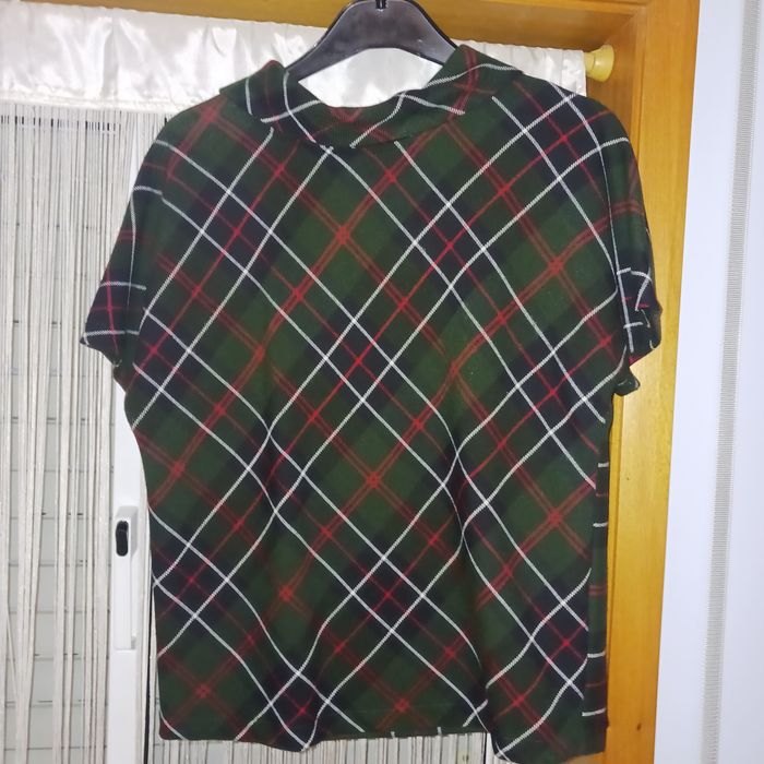 Camisola manga curta Riopele M
Axadrezado
9% lã