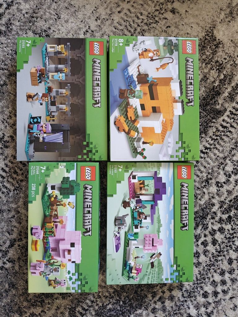 4x Lego Minecraft
