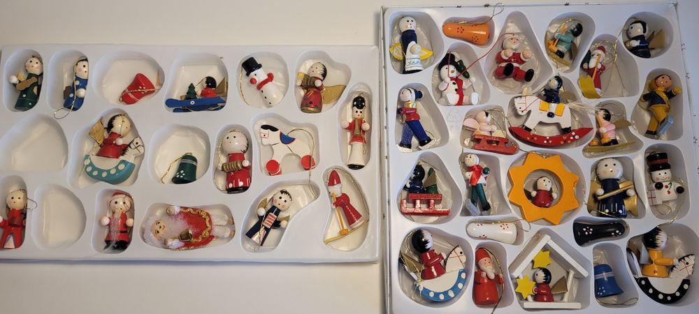 Drewniane ozdoby na choinkę