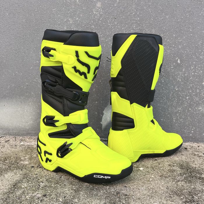 Botas Fox COMP Fluorescente Yellow 2023