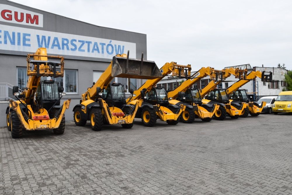 Wynajem ładowarki teleskopowej JCB Manitou żniwa dla rolnika