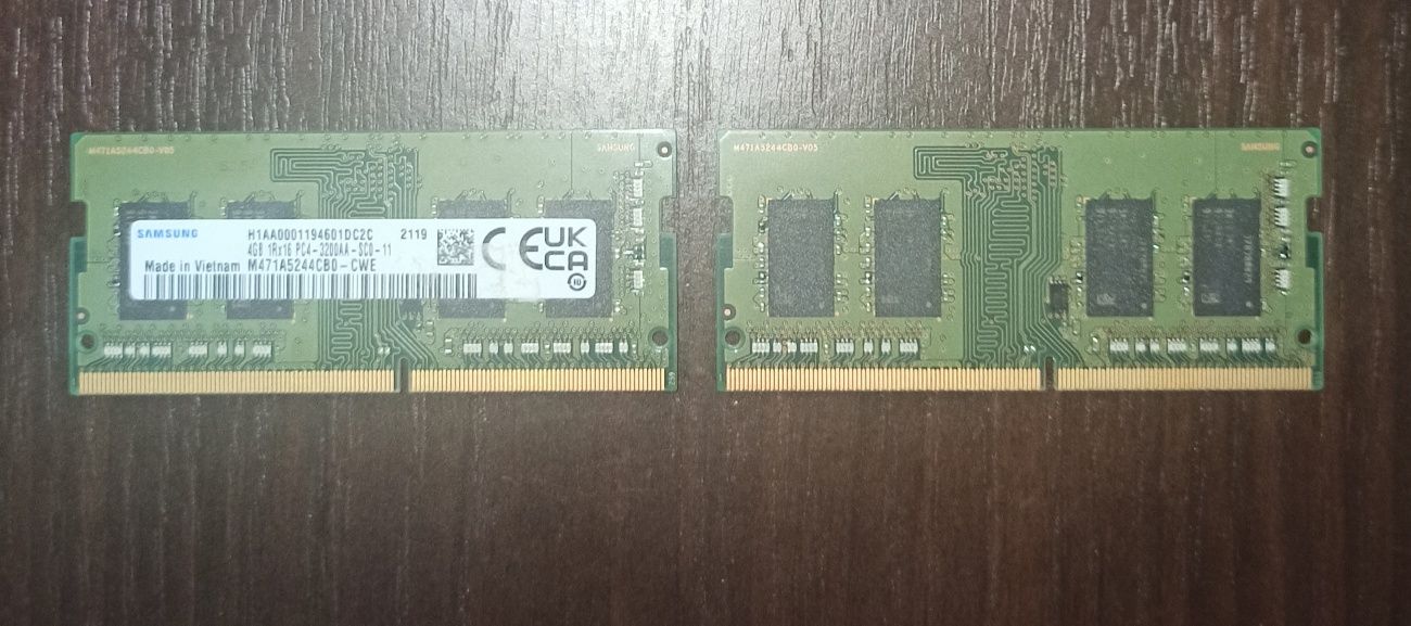 Оперативная память Samsung 2x4gb. 8Gb