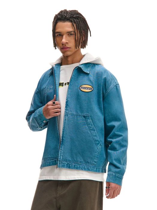 Чоловіча джинсова куртка (вітровка)