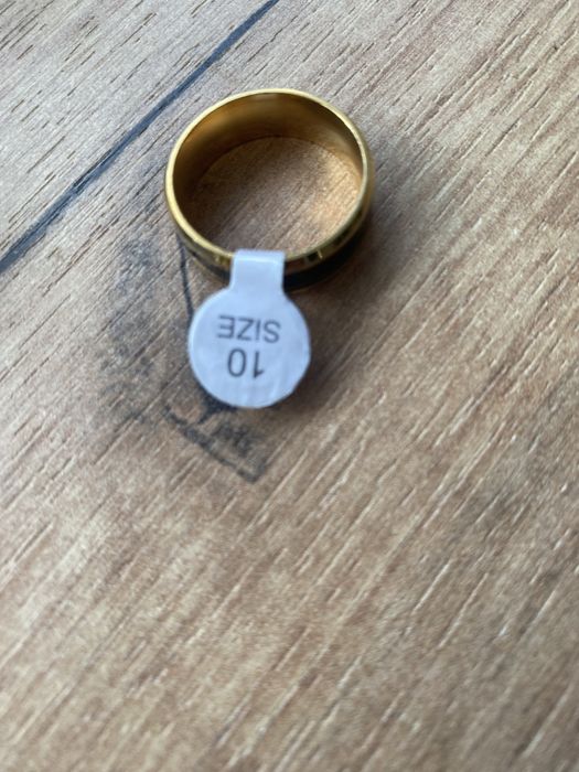 Okazja do niedzieli !Nowa obrączka z tytanu rozm 10/ 19,,8 mm