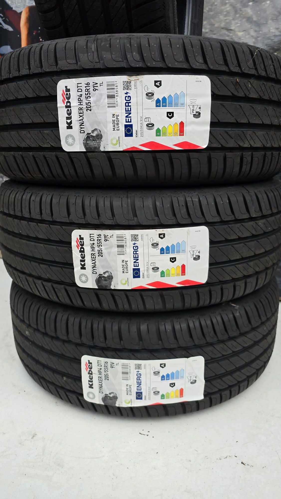 S23 4 x 205/55R16 Kleber Dynaxer HP4 DT1 91V opony letnie nowe