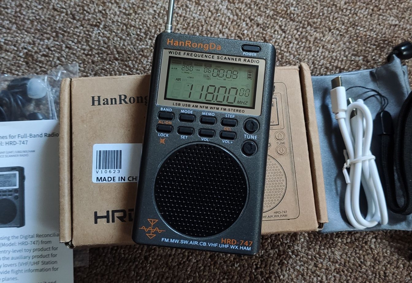 Hanrongda HRD 747 с SSB (все диапазоны)