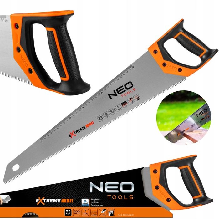 Neo Piła Płatnica 500mm Piłka Ręczna Drewna Drzewa Hartowana Indukcyjn