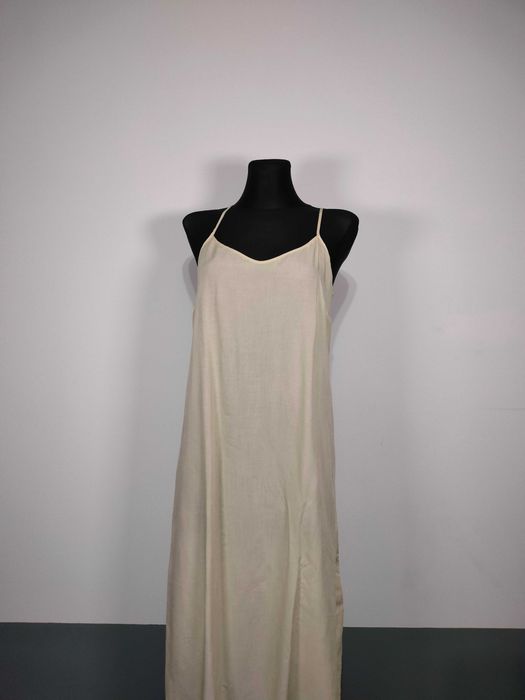 Sukienka Długa Rozmiar 40 Comma Beżowa Letnia Podszewka