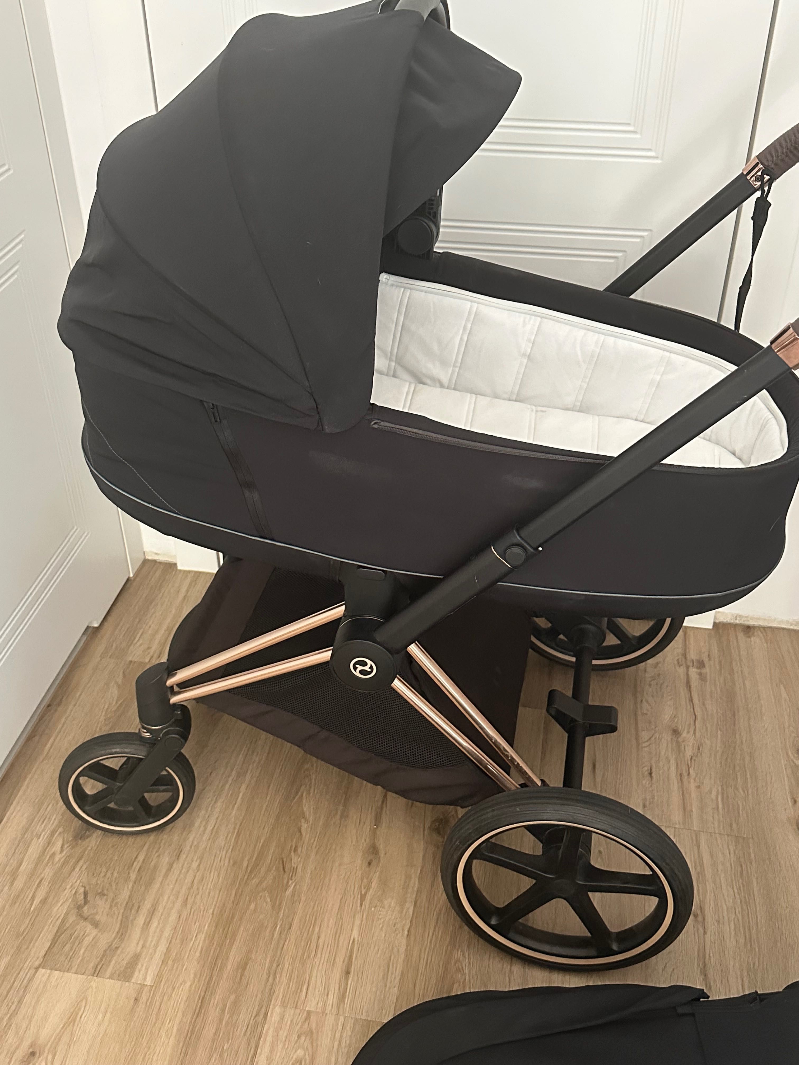 Cybex Priam 2.0 gondola, spacerówka, śpiworek