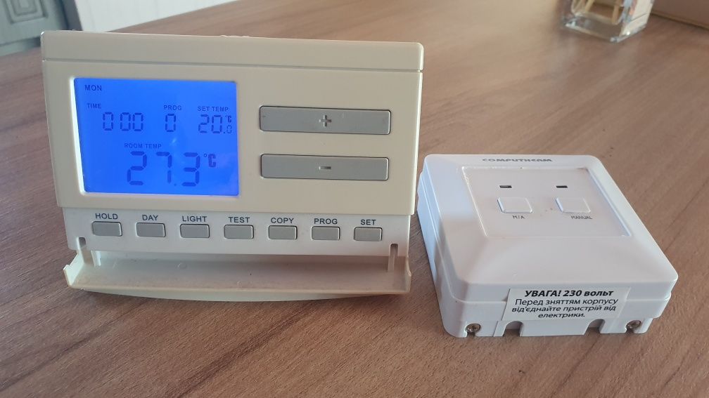 Бездротовий темостат-программатор для котла, т.пола. COMPHUTHERM Q7RF
