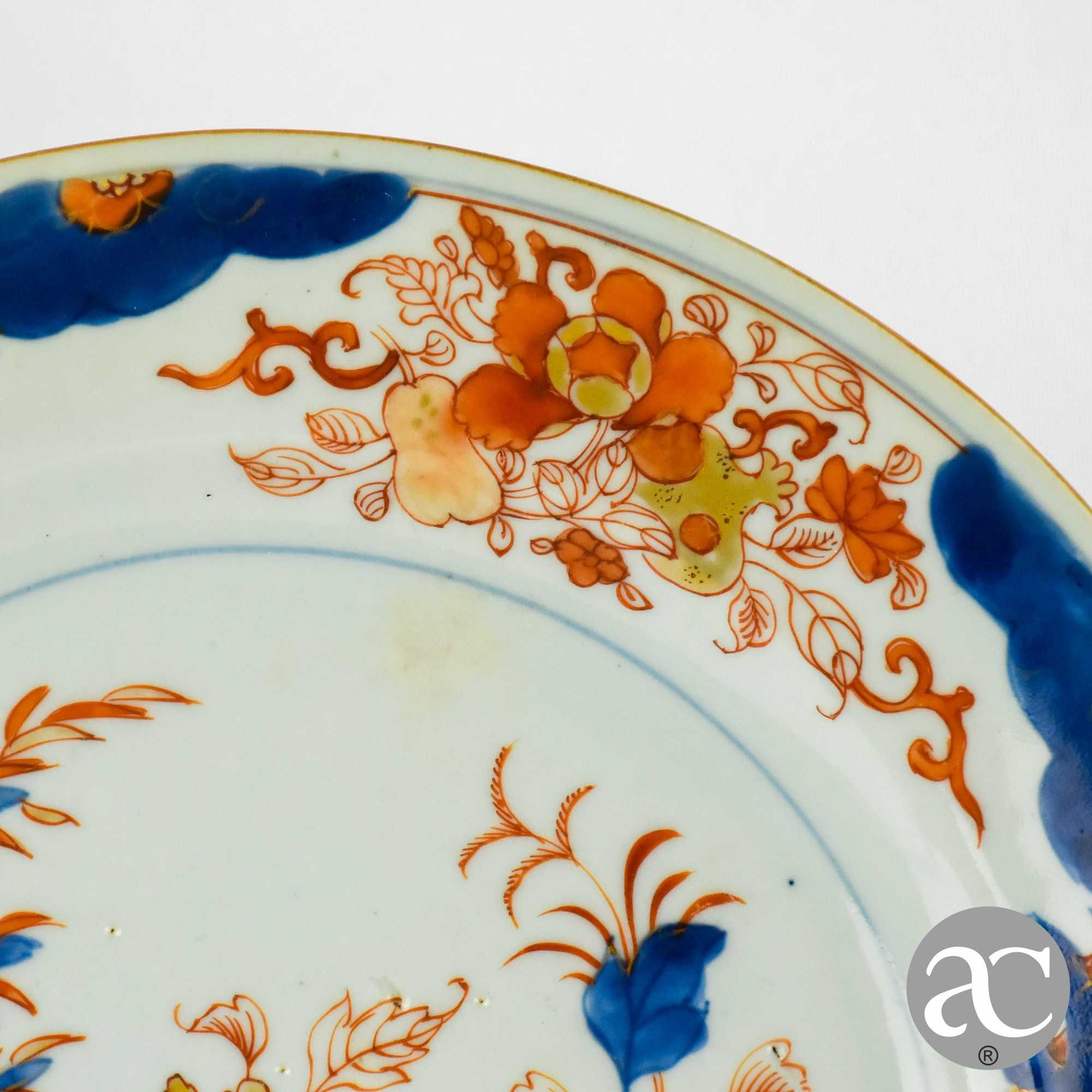 Prato Porcelana da China, Imari, Período Kangxi, séc. XVII / XVIII