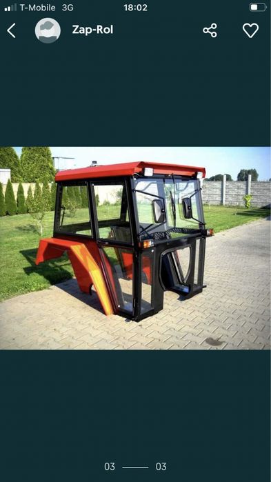 Kabina Ciągnikowa Nowa T25 rusek C360 C330