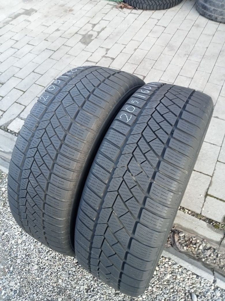 2x Opony Używane Całoroczne 205/60R16 Continental