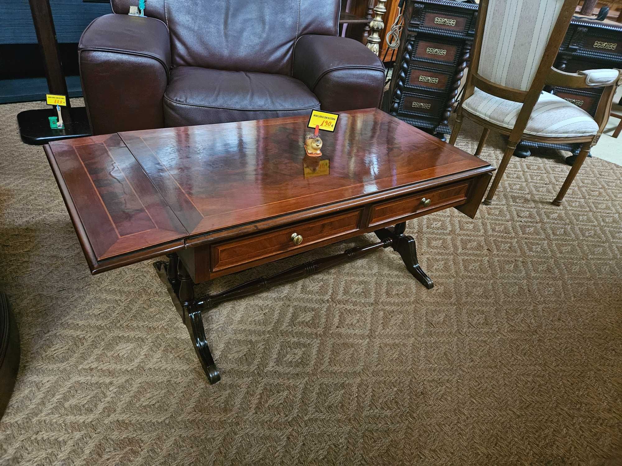 Mesa de centro em madeira - Extensível - óptimo estado