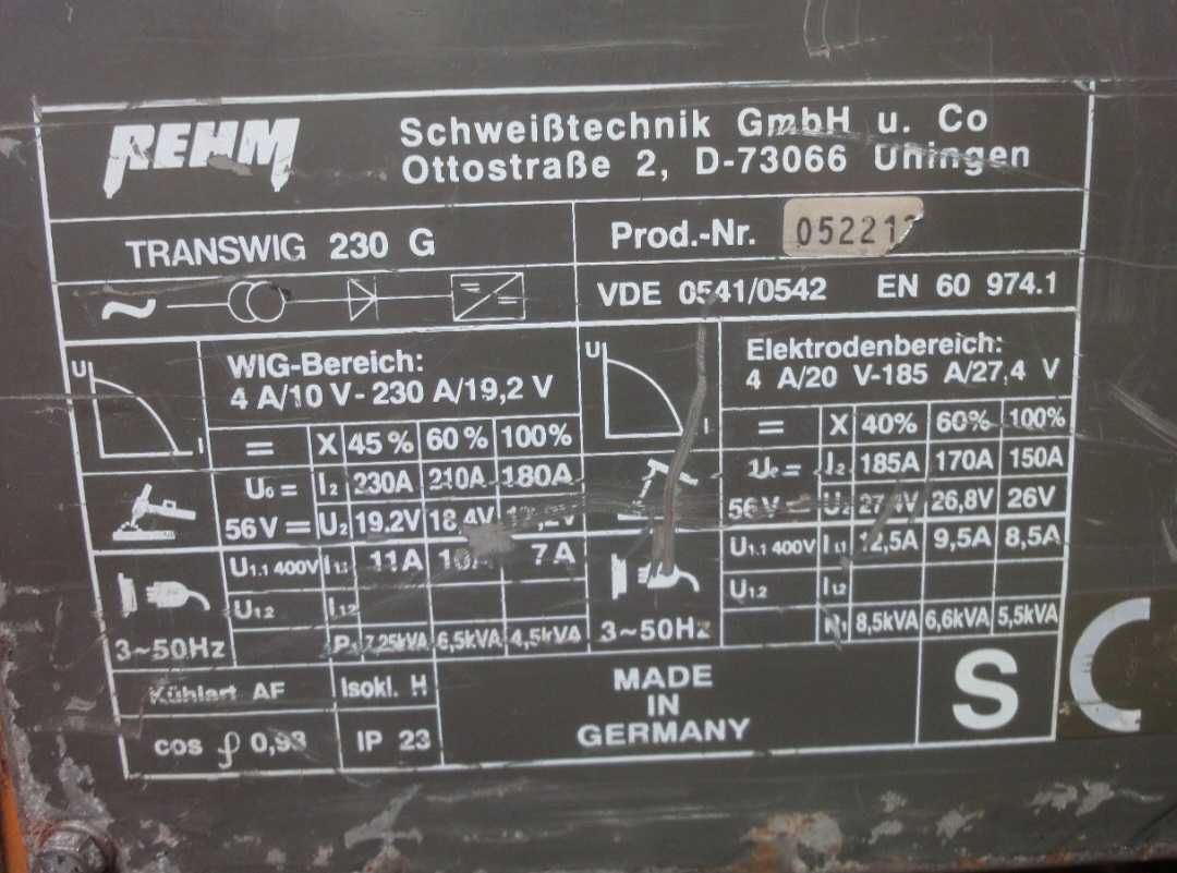 Maquina de solda profissional Rehm