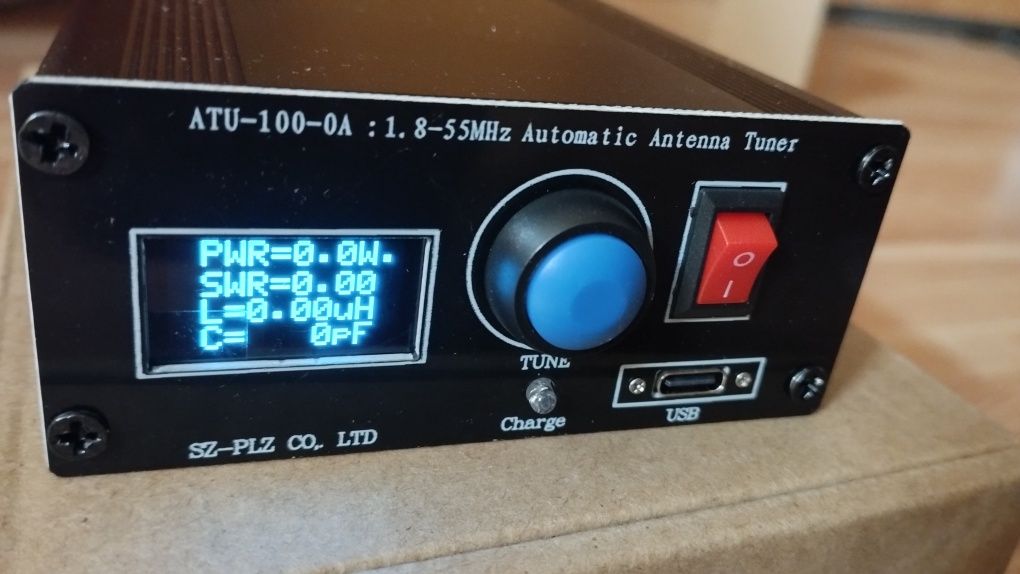 Skrzynka antenowa automatyczna tuner atu-100 start 1w  icom yaesu usdx