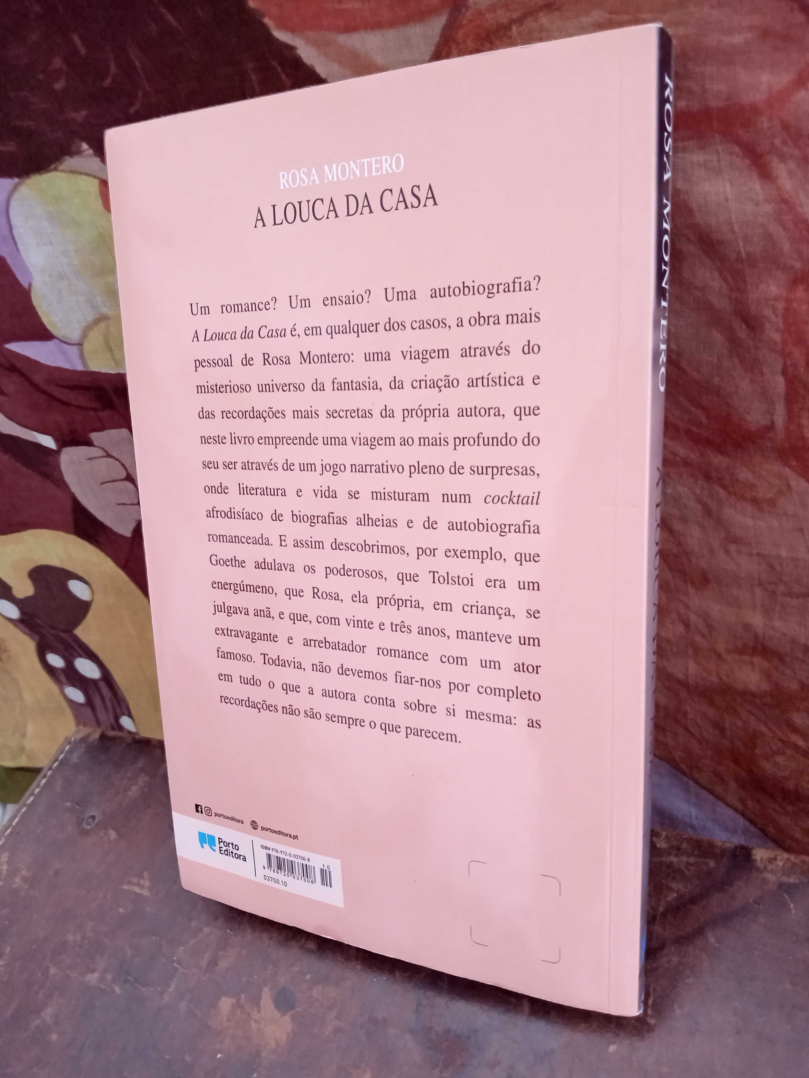 A Louca da Casa Rosa Montero - 1 edição da Porto Editora
