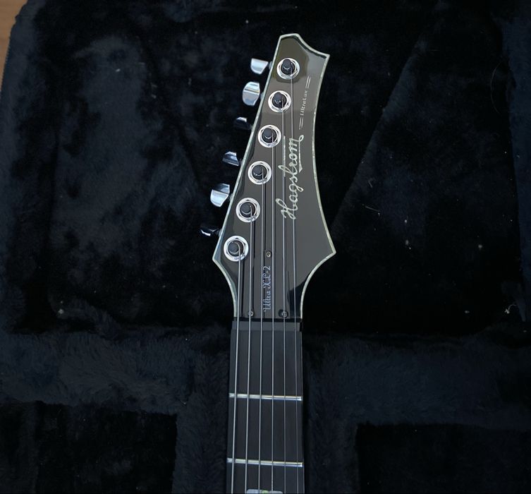 Hagstrom Ultralux XL-2 HH Burgundy Burst