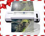 Nowy LAMINATOR A4 Laminarka Dokumentów Papieru Premium Zestaw (OKAZJA)
