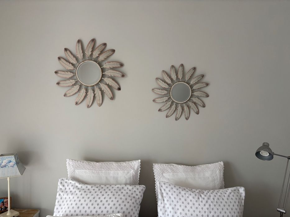 Espelhos decorativos em latão