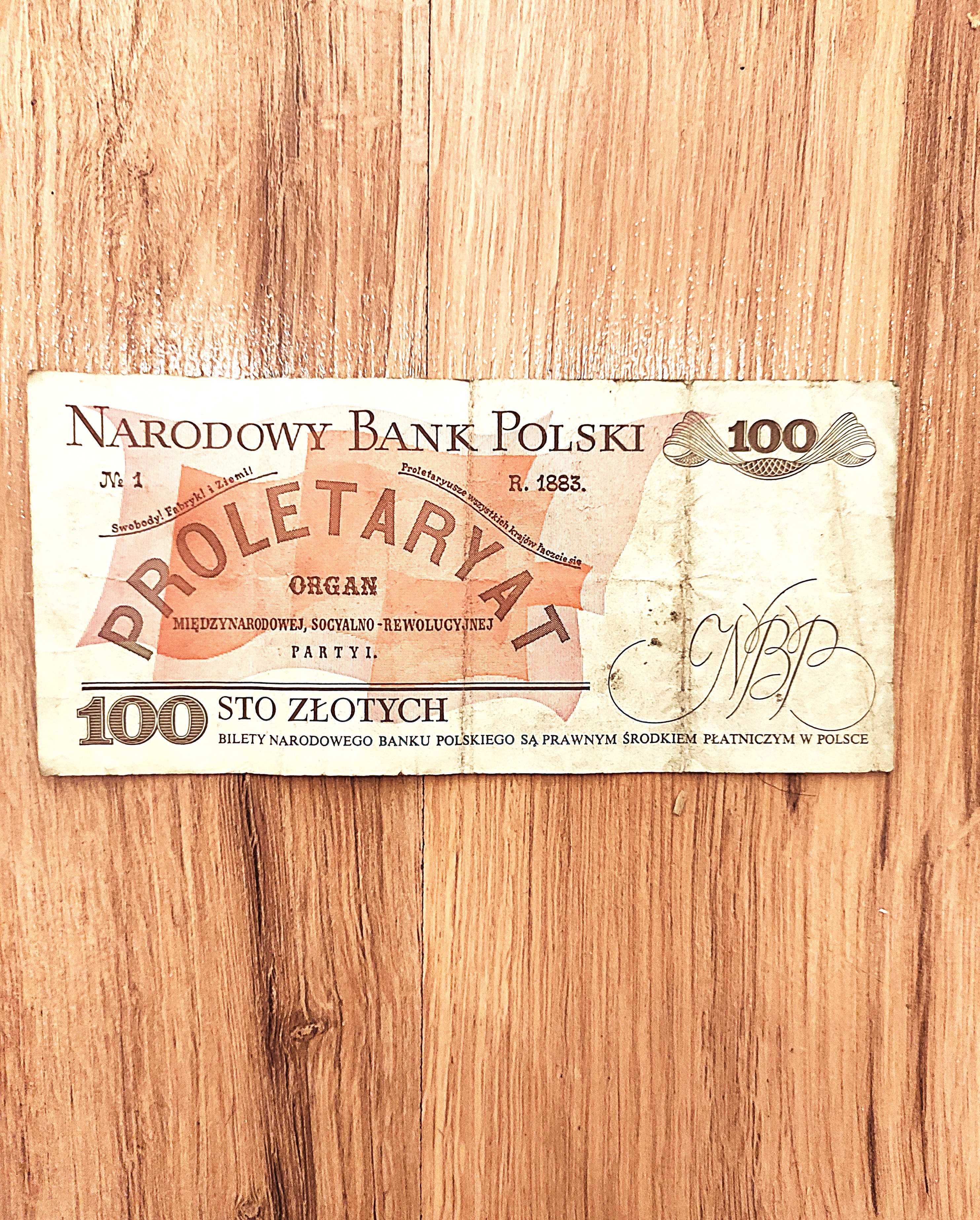 Banknot 100 zł - Narodowy Bank Polski 1988